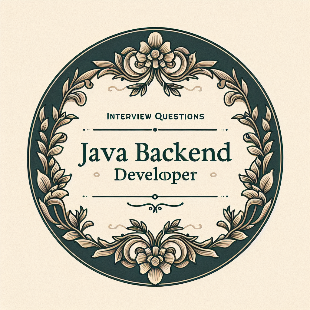 Вопросы на собеседовании - backend-разработчик на java